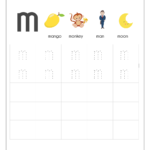 Small Letter Alphabets Tracing And Writing Worksheets Printable With Regard To Letter M Tracing Worksheet