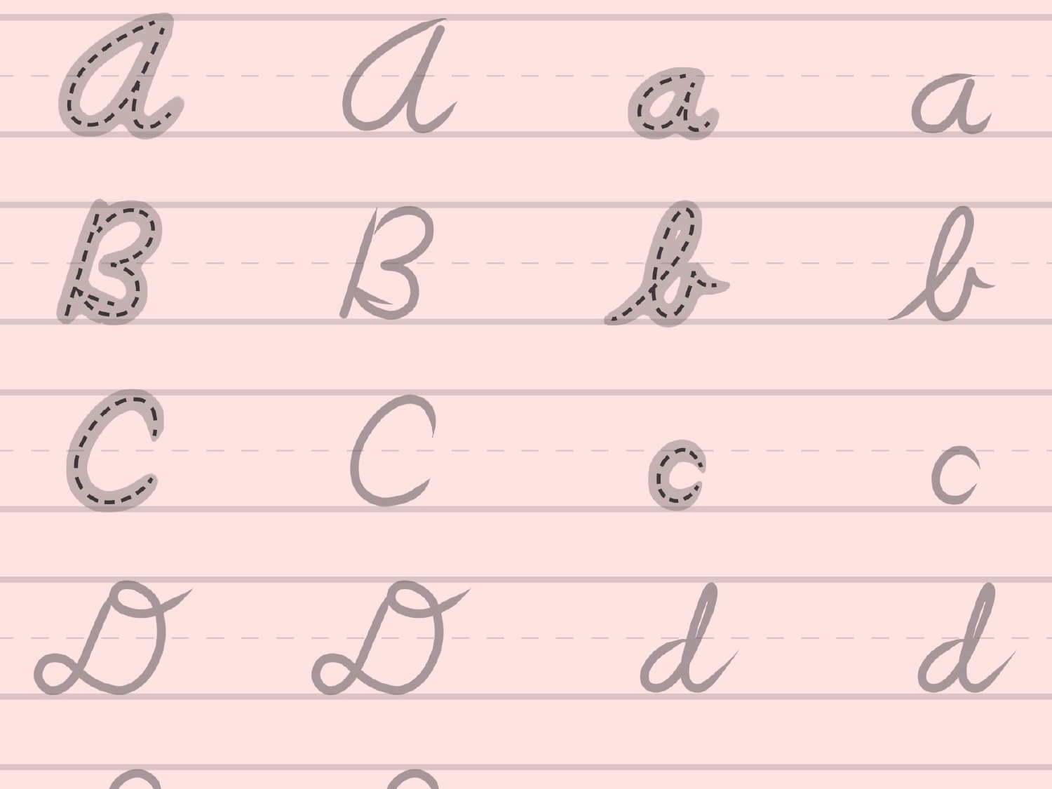 Cursive Alphabet Chart Free Printable AlphabetWorksheetsFree