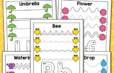 Spring Tracing Worksheets For Preschool – Mamas Learning Corner