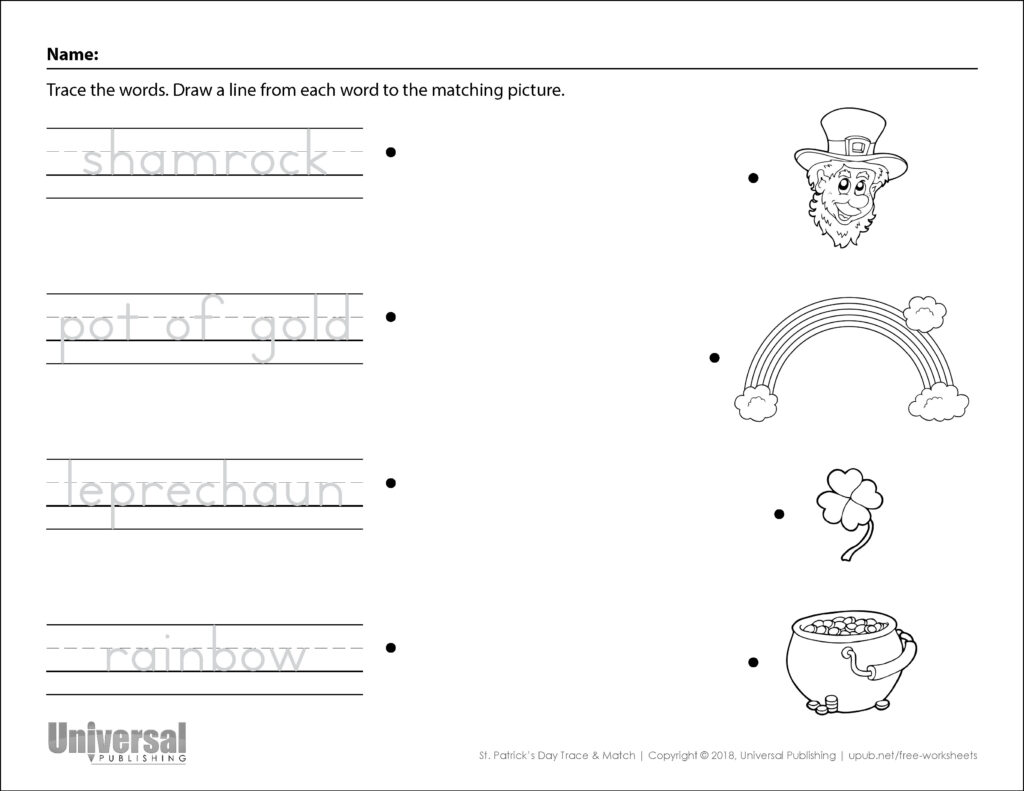 St. Patrick's Day | Free Printables   Universal Publishing Blog