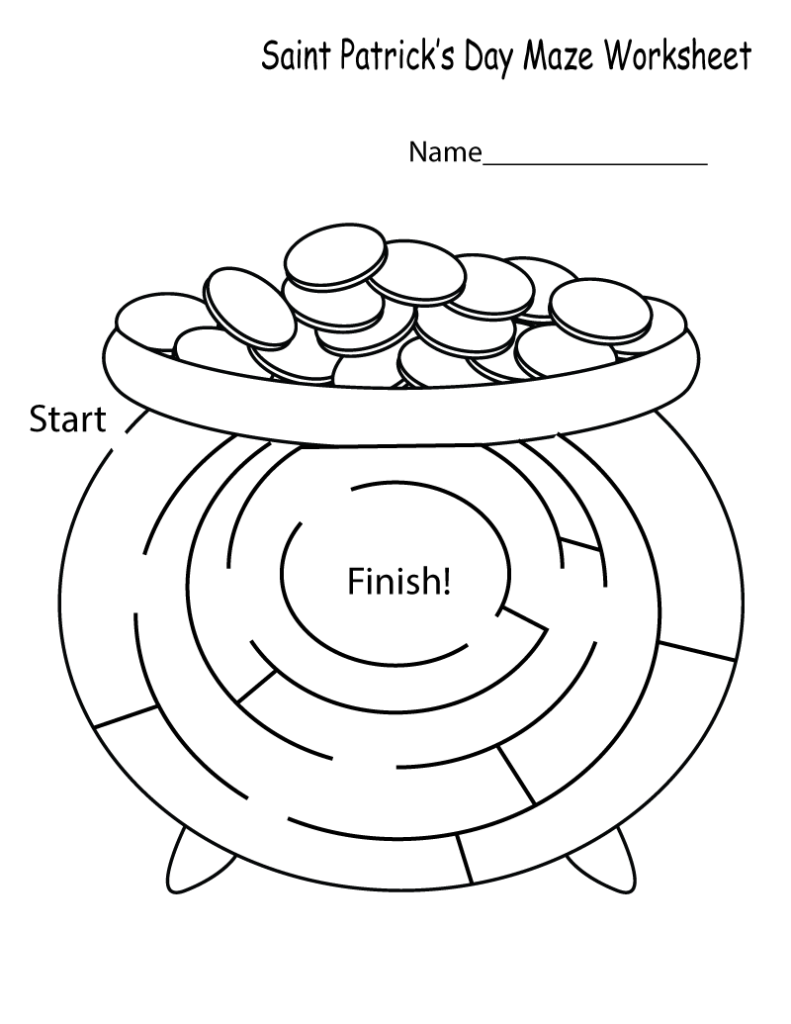 St Patricks Day Puzzles   Best Coloring Pages For Kids