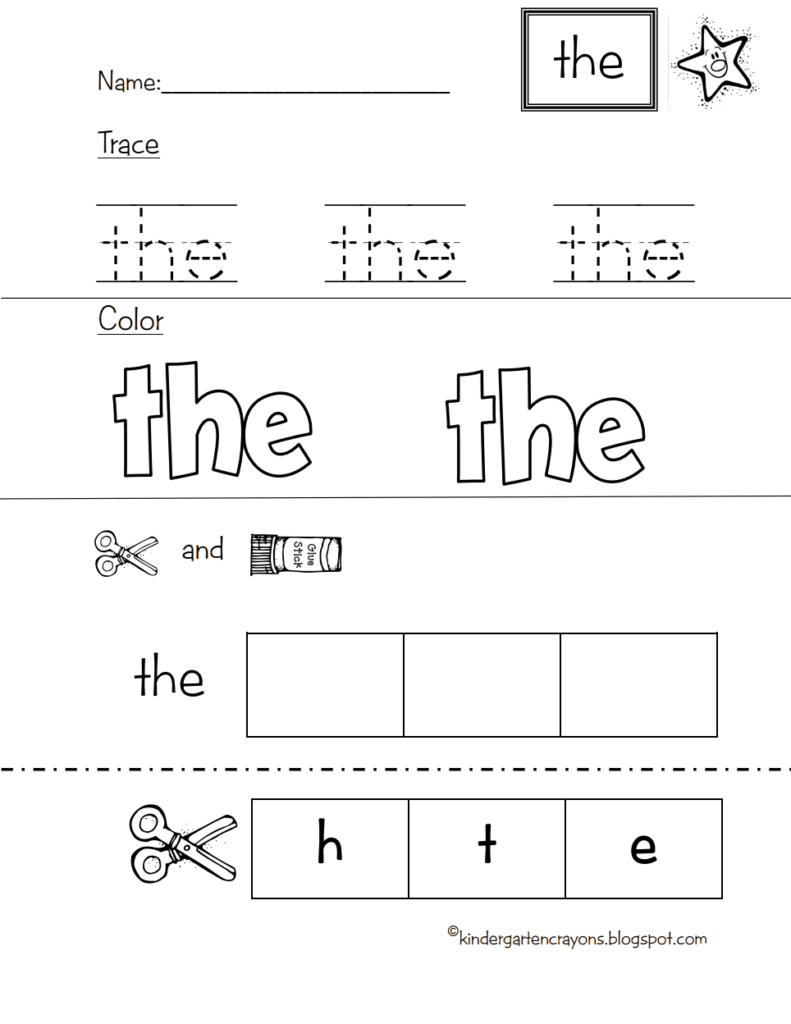 Star Word The.pdf Google Drive | Sight Words Kindergarten Star Word The.pdf Google Drive | Sight Words Kindergarten