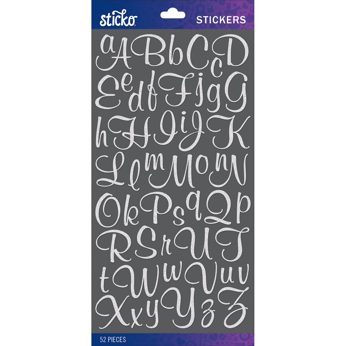 Cursive Alphabet Stickers | AlphabetWorksheetsFree.com