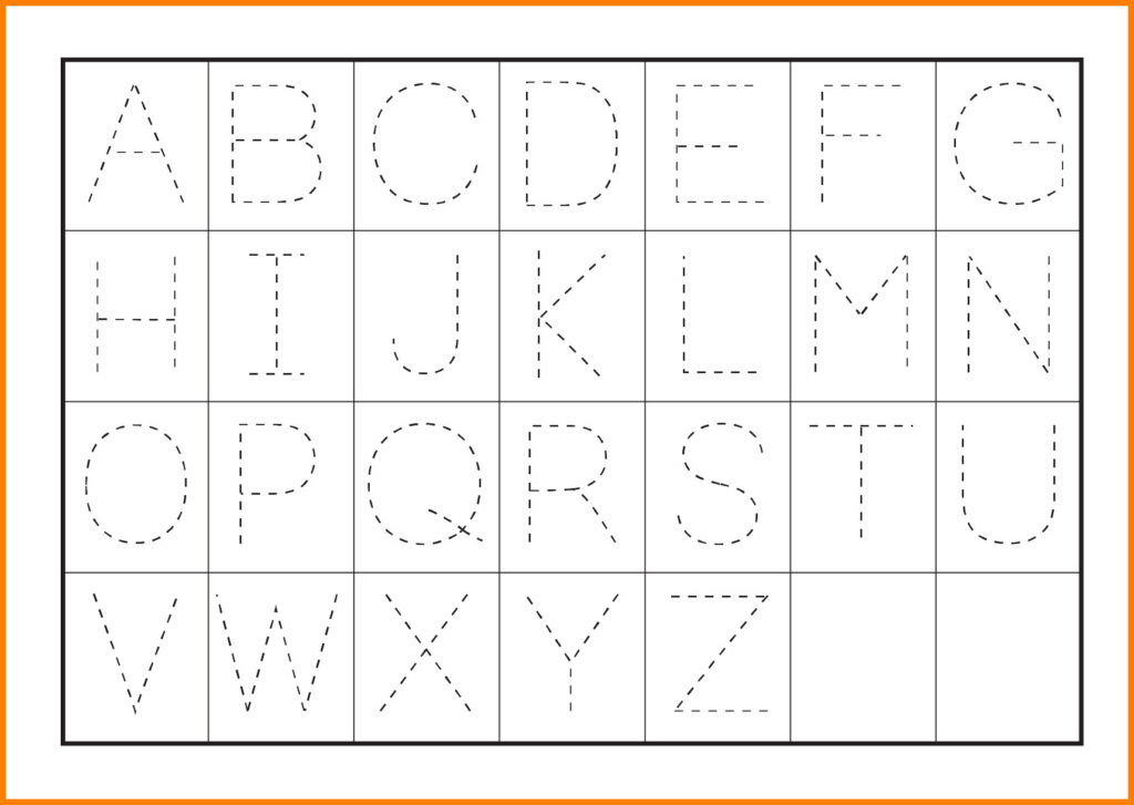 Stunningetter Tracing Worksheets Free Alphabet Preschool Intended For Alphabet Tracing Worksheets Free Download