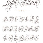 Stylized Cursive Letters Tattoo Designs Cursive Handwriting