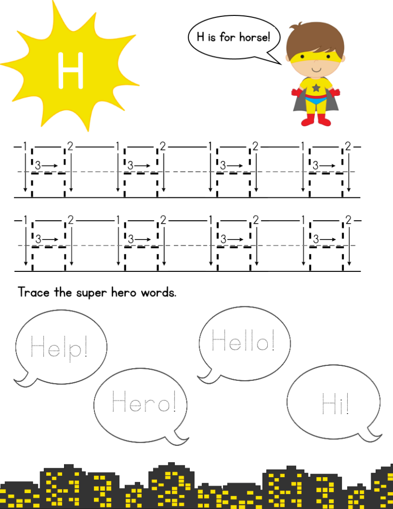 Super Hero Letter Tracing Pack: Upper Case – Mary Martha Mama Super Hero Letter Tracing Pack: Upper Case – Mary Martha Mama