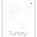 T Is For Turkey Word Tracing | Woo! Jr. Kids Activities