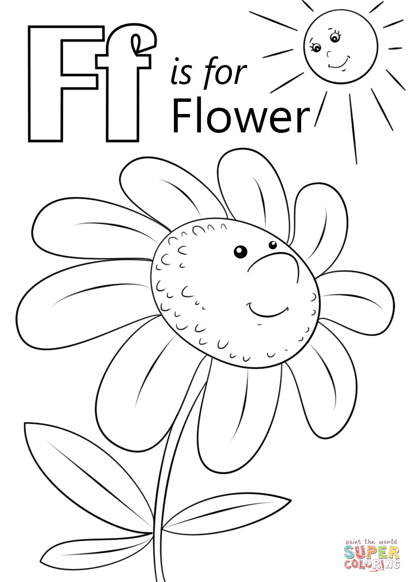 The Letter Worksheets Coloring Page Fox With Printable For regarding Letter F Worksheets Coloring Page