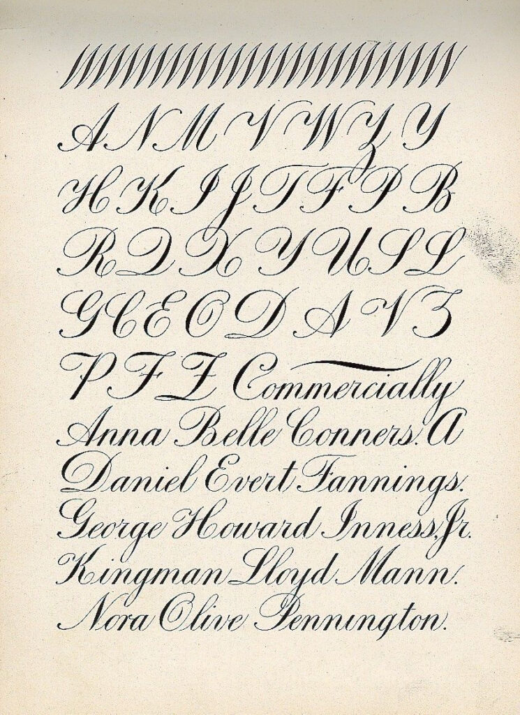The New Zanerian Alphabetscharles Paxton Zaner, 1900 The New Zanerian Alphabetscharles Paxton Zaner, 1900