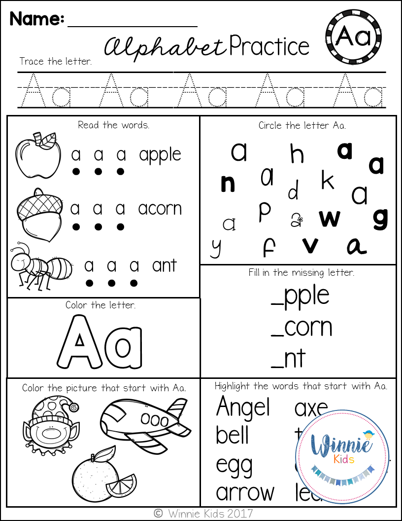 Alphabet Identification Worksheets AlphabetWorksheetsFree