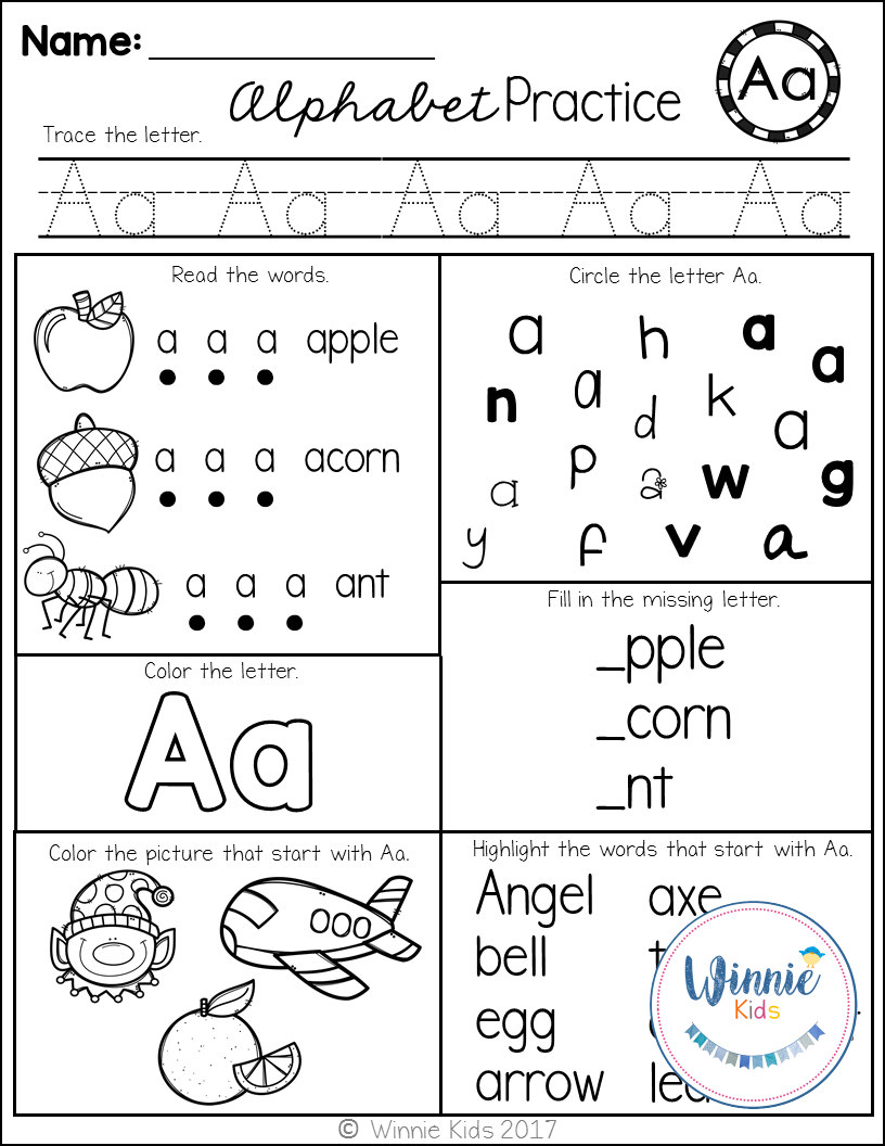 These Alphabet Printables Are Perfect For Assessments As pertaining to Alphabet Review Worksheets For Preschool