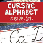 These Printable Cursive Handwriting Alphabet Strips Can Be