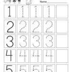 This Is A Numbers Tracing Worksheet For Preschoolers Or Inside Abc 123 Tracing Worksheets