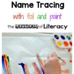 This Name Tracing Art Activity Is The Perfect Way To Work On Inside Tracing Your Name
