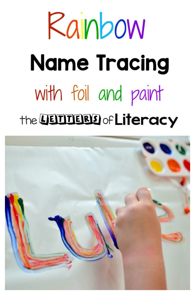 This Name Tracing Art Activity Is The Perfect Way To Work On Throughout Preschool Name Tracing Ideas