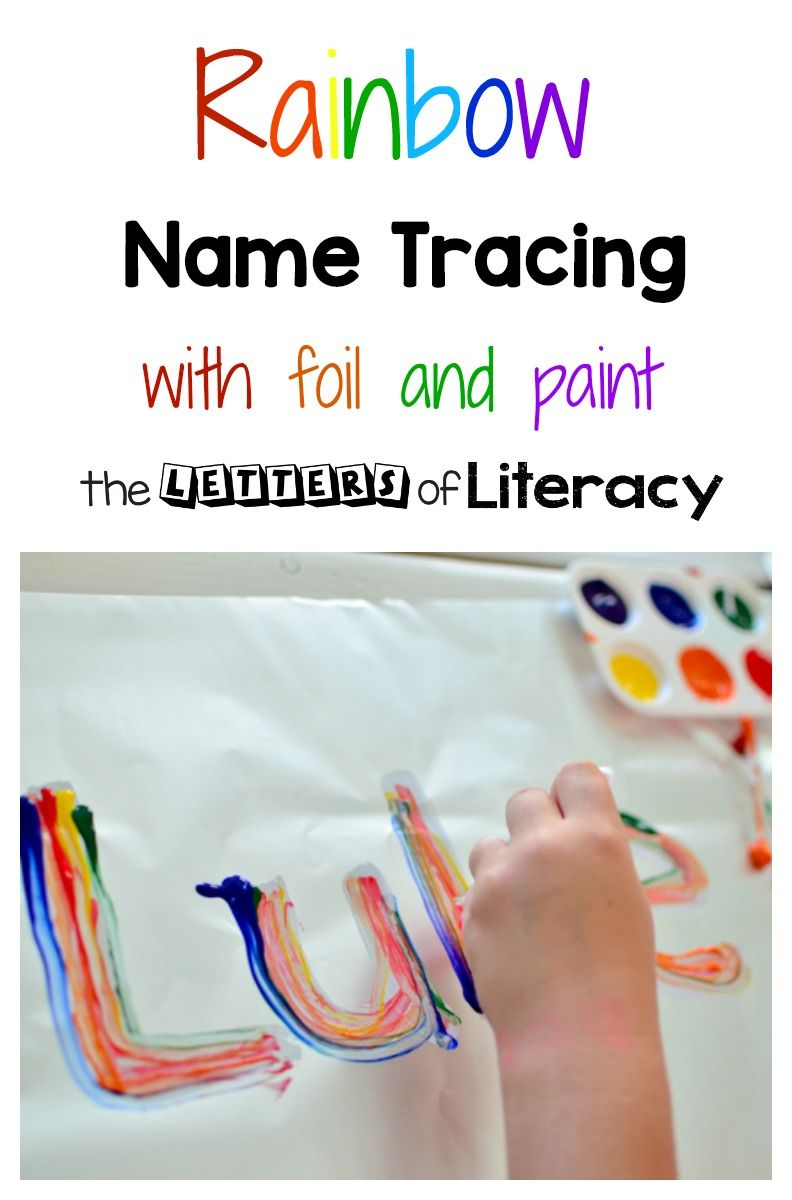 This Name Tracing Art Activity Is The Perfect Way To Work On throughout Preschool Name Tracing Ideas