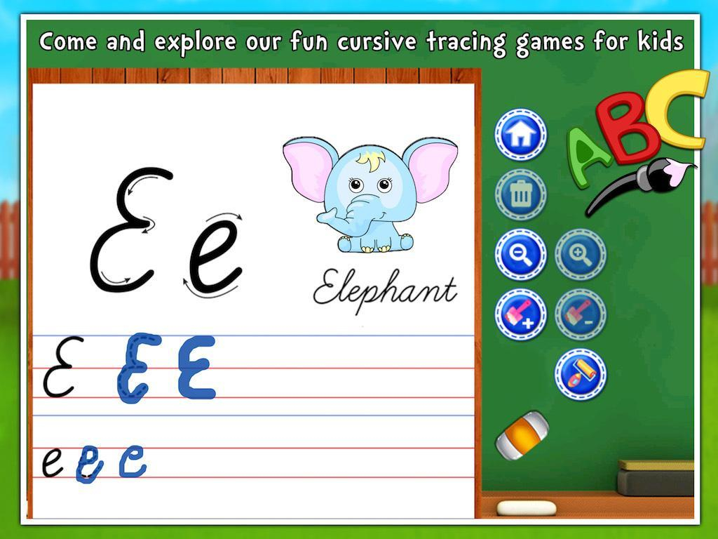 Toddlers Abc Cursive Writing For Android - Apk Download