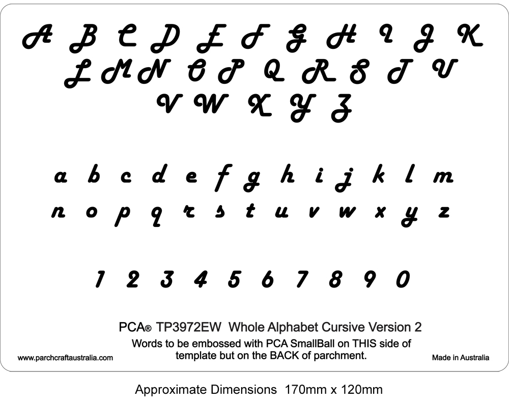 Entire Cursive Alphabet | AlphabetWorksheetsFree.com