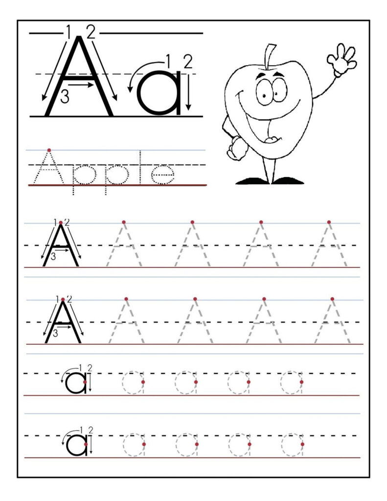 Trace Letter A Sheets To Print | Tracing Worksheets Trace Letter A Sheets To Print | Tracing Worksheets