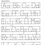 Trace Letter Worksheets Free | Alphabet Worksheets Free In Pre K Alphabet Tracing Pages
