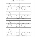Trace My Name Worksheets | Activity Shelter Throughout Name Tracing Letters