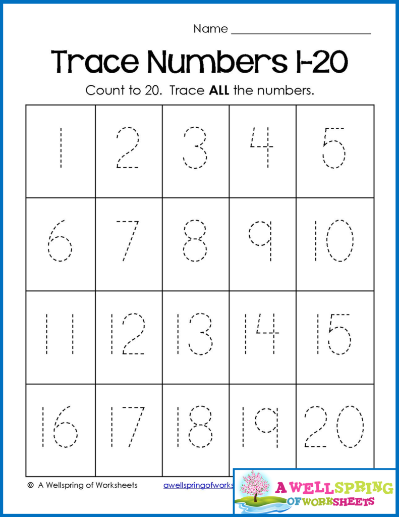 Trace Numbers 1 20 Take A Look At This Selection Of Number Trace Numbers 1 20 Take A Look At This Selection Of Number