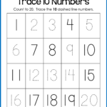 Trace Numbers 1 20, Write And Fill In The Numbers, Too