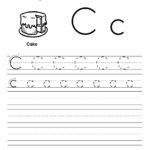 Trace The Letter C Worksheets | Letter C Worksheets, Letter For Letter C Tracing Sheet