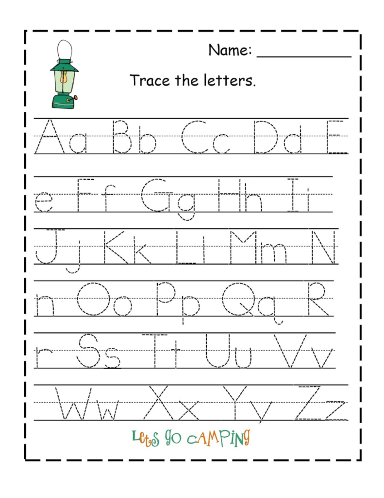 Traceable Alphabet Worksheets A Z | Handwriting Worksheets