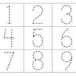 Traceable Numbers Worksheets Simple | Number Worksheets