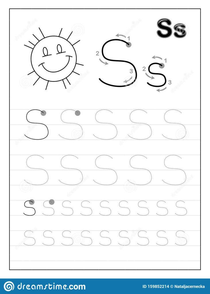 Tracing Alphabet Letter Black And Educational On Printable Tracing Alphabet Letter Black And Educational On Printable