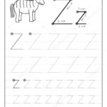 Tracing Alphabet Letter Z. Black And White Educational Pages On Line For  Kids. Printable Worksheet For Children Textbook. Developing Skills Of Pertaining To Letter Zz Worksheets