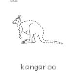 Tracing Animals Pictures And Names Worksheets