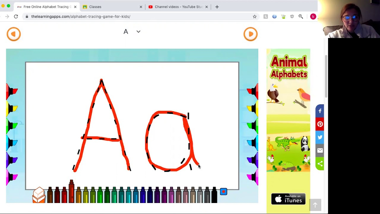 Tracing Letters - Youtube intended for Letter Tracing Youtube