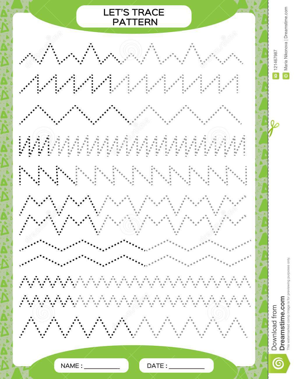 Tracing Lines Activity For Early Years. Special For