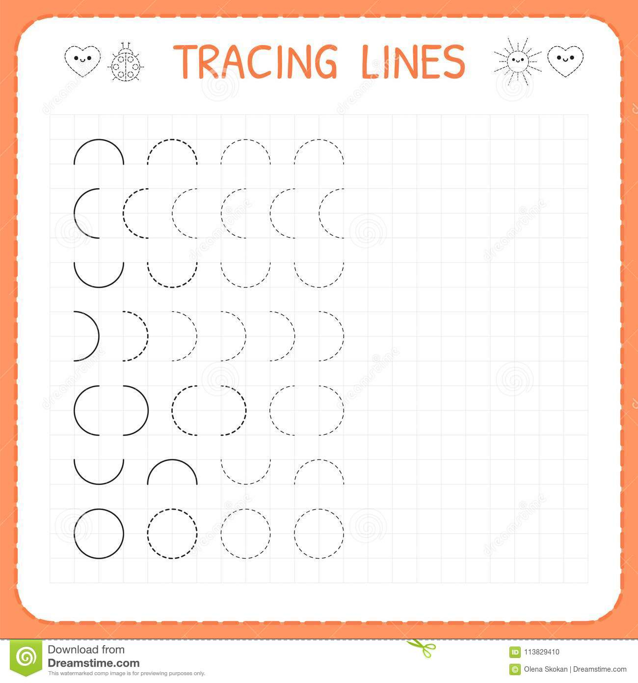 Preschool Line Tracing Worksheets AlphabetWorksheetsFree