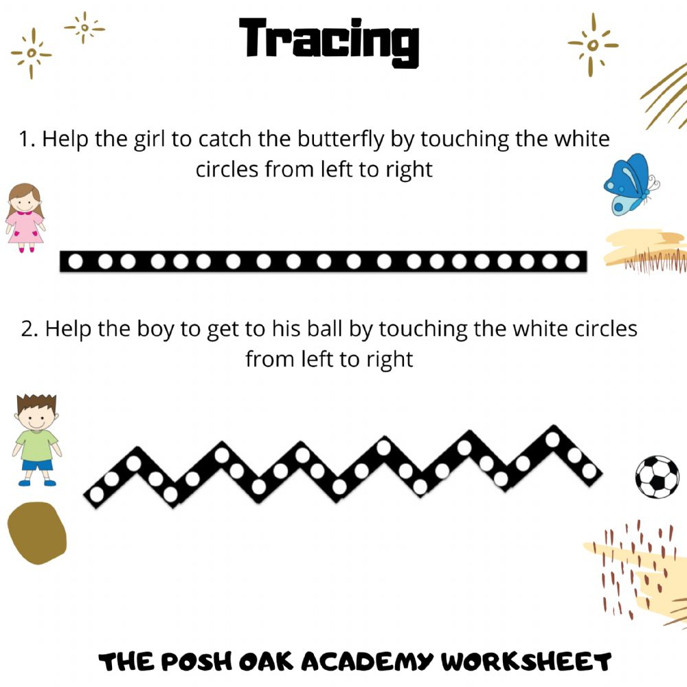 Tracing Patterns - Interactive Worksheet