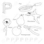 Tracing Worksheet For Children. Full English Alphabet From A.. Throughout Letter P Tracing Worksheet