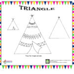 Triangle Trace Worksheet For Kids – Preschoolplanet