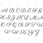 Trust Cursive Letter Stencils Printable In 2020 (With Images