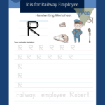 Uppercase Letter R Worksheet | Handwriting Worksheets With Tracing Name Robert