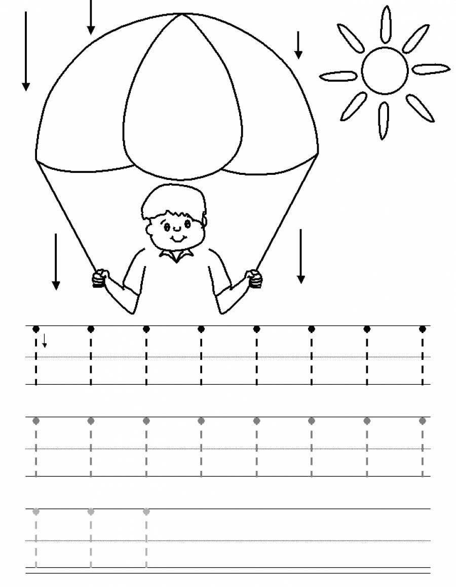 Vertical Lines Tracing Practice | Lovetoteach