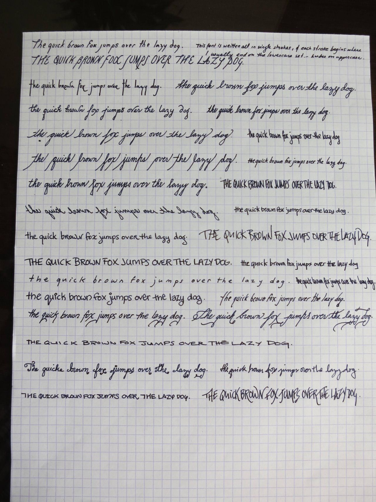 Woops! After I Posted That Last Handwriting Sample, A Few