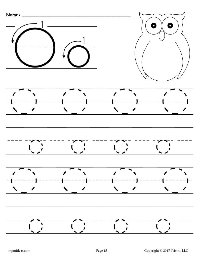 Worksheet ~ 1Print Preschool Handwriting Tracingnoarrows15 1 Intended For Letter L Tracing Preschool