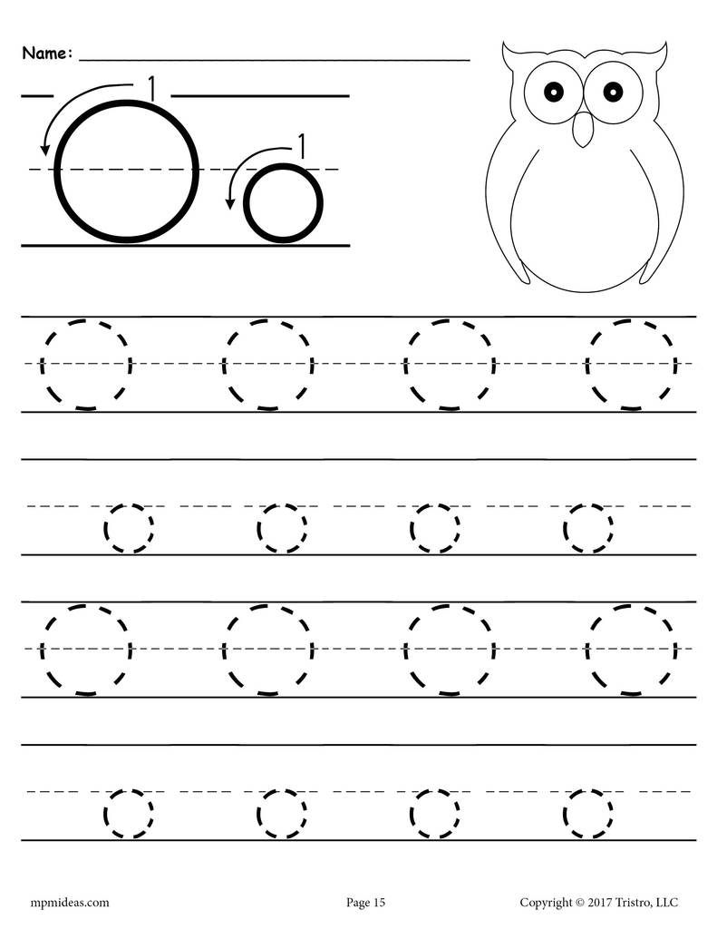 Worksheet ~ 1Print Preschool Handwriting Tracingnoarrows15 1 throughout Letter L Tracing Worksheets Preschool