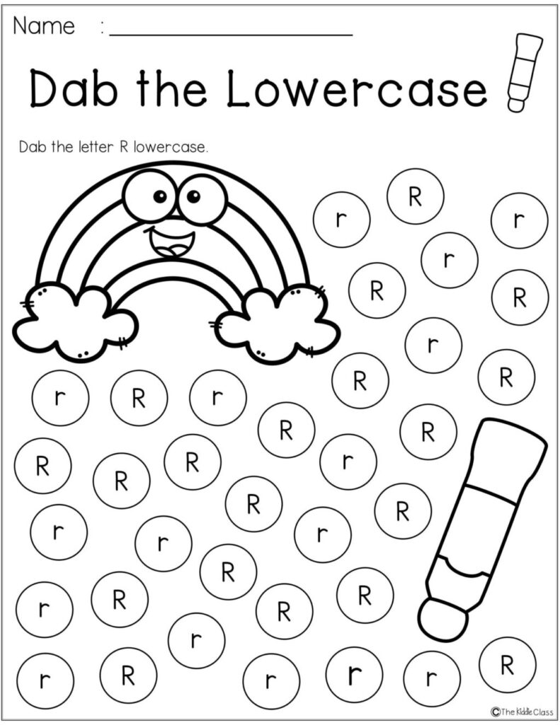 Worksheet ~ Activity Worksheets For Toddlers Astonishing Throughout Alphabet Dab Worksheets