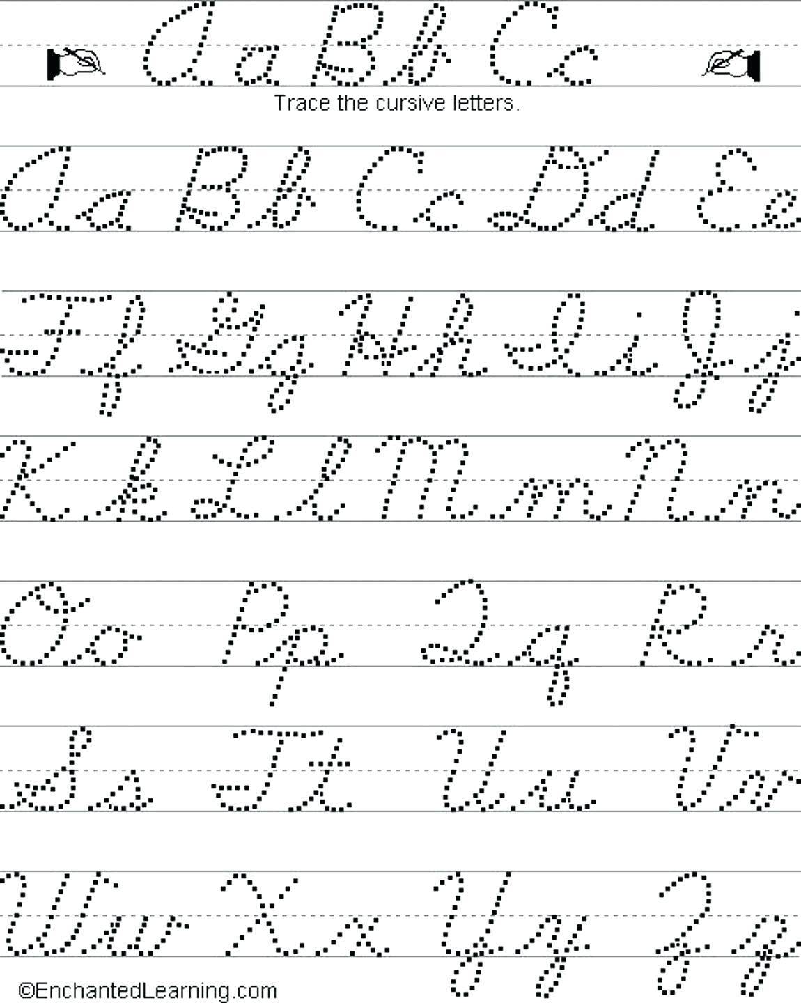 Worksheet ~ Astonishingractice Cursive Alphabet