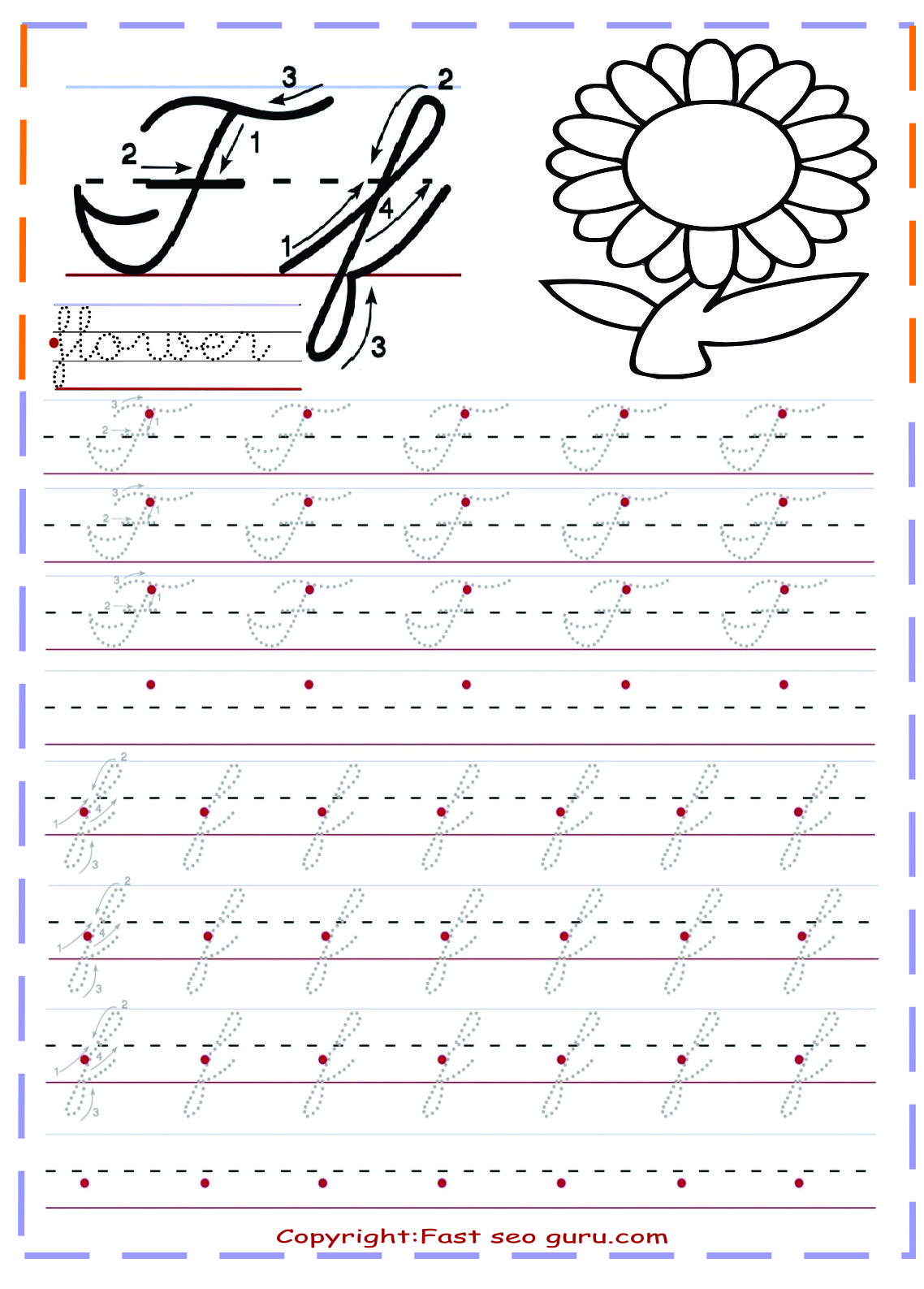 Worksheet ~ Cursive Handwriting Tracing Worksheets For