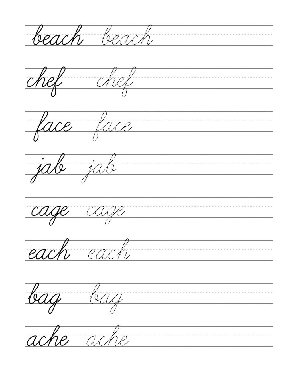 Worksheet ~ Cursive Writing Templates Barka Practice Online