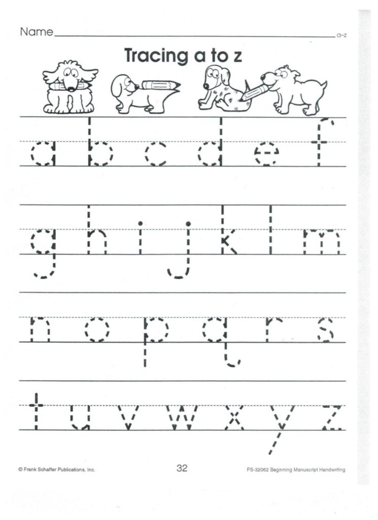 Worksheet ~ English Print To Z Lower Case Alphabet Tracing Regarding Name Tracing Worksheets A To Z
